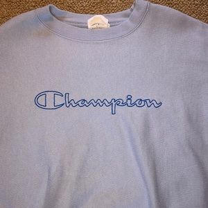 Powder Blue Champion Men’s Crewneck
